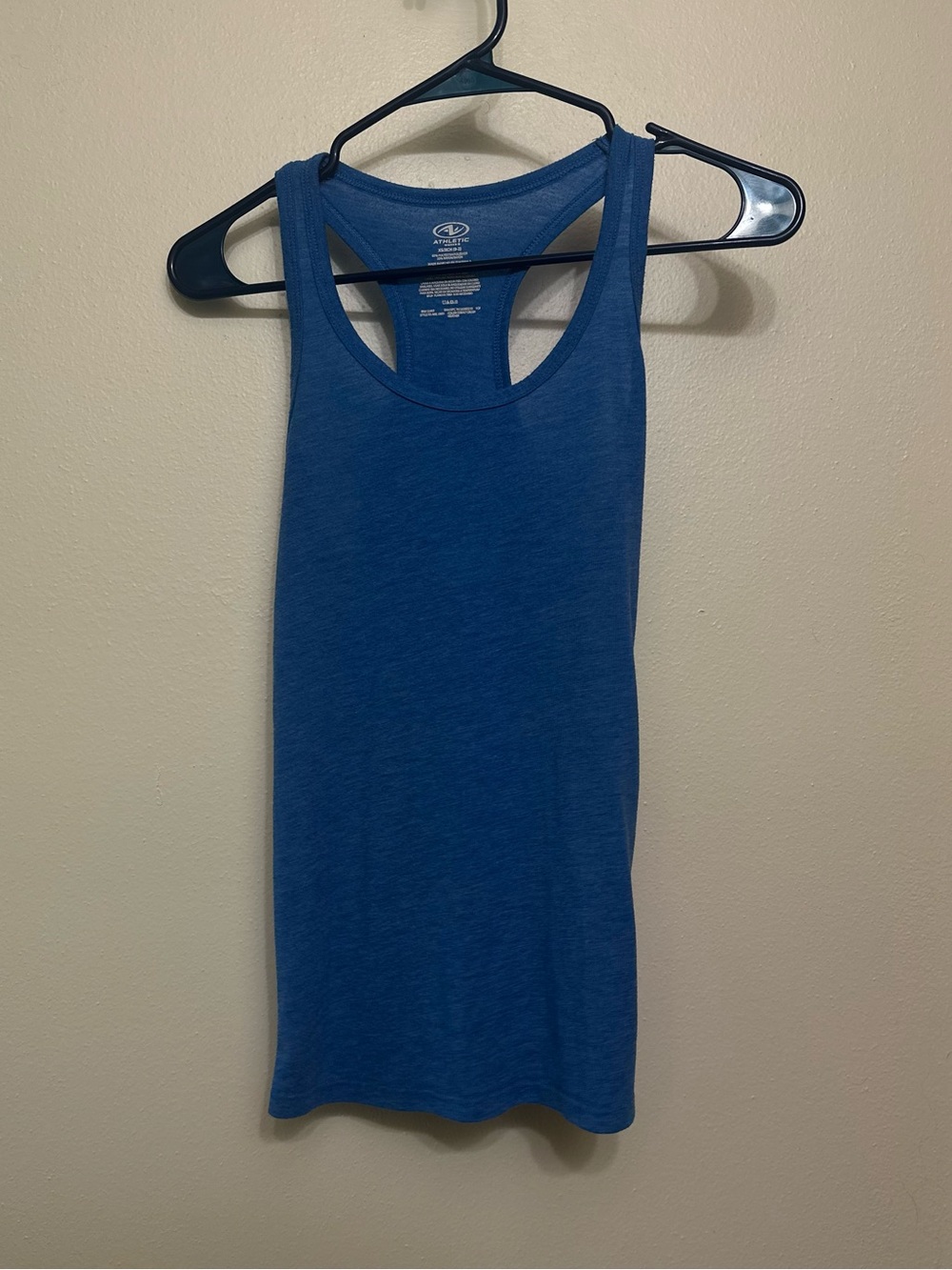 Blue Racerback Performance Tank